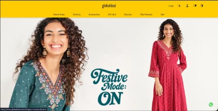 Ecommerce brand showcase