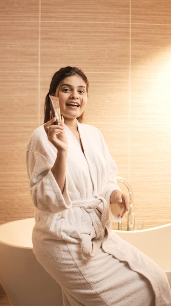 Skincare brand UGC ad