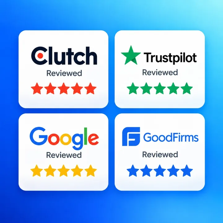Flowrush reviewed on Clutch, Trustpilot, GoodFirms and Google